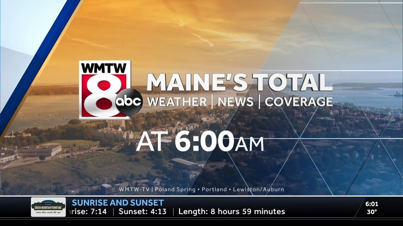 WMTW: Maine's Total Weather | News | Coverage at 6am - 6:00AM December 30th, 2021