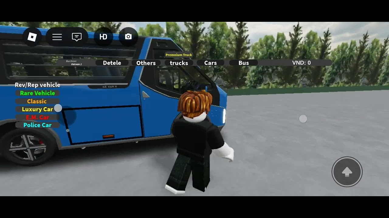 Playing in Roblox 