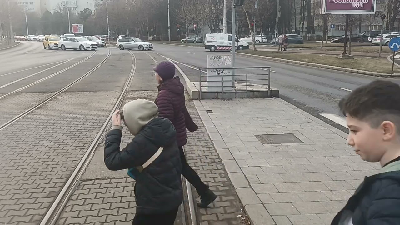 Cab View linia 23:Bd.Nicolae Grigorescu-Dristor