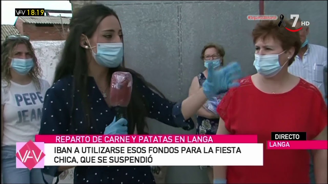 Con los fondos para las fiestas, Langa reparte carne y patatas entre todos sus vecinos | Vamos a ver