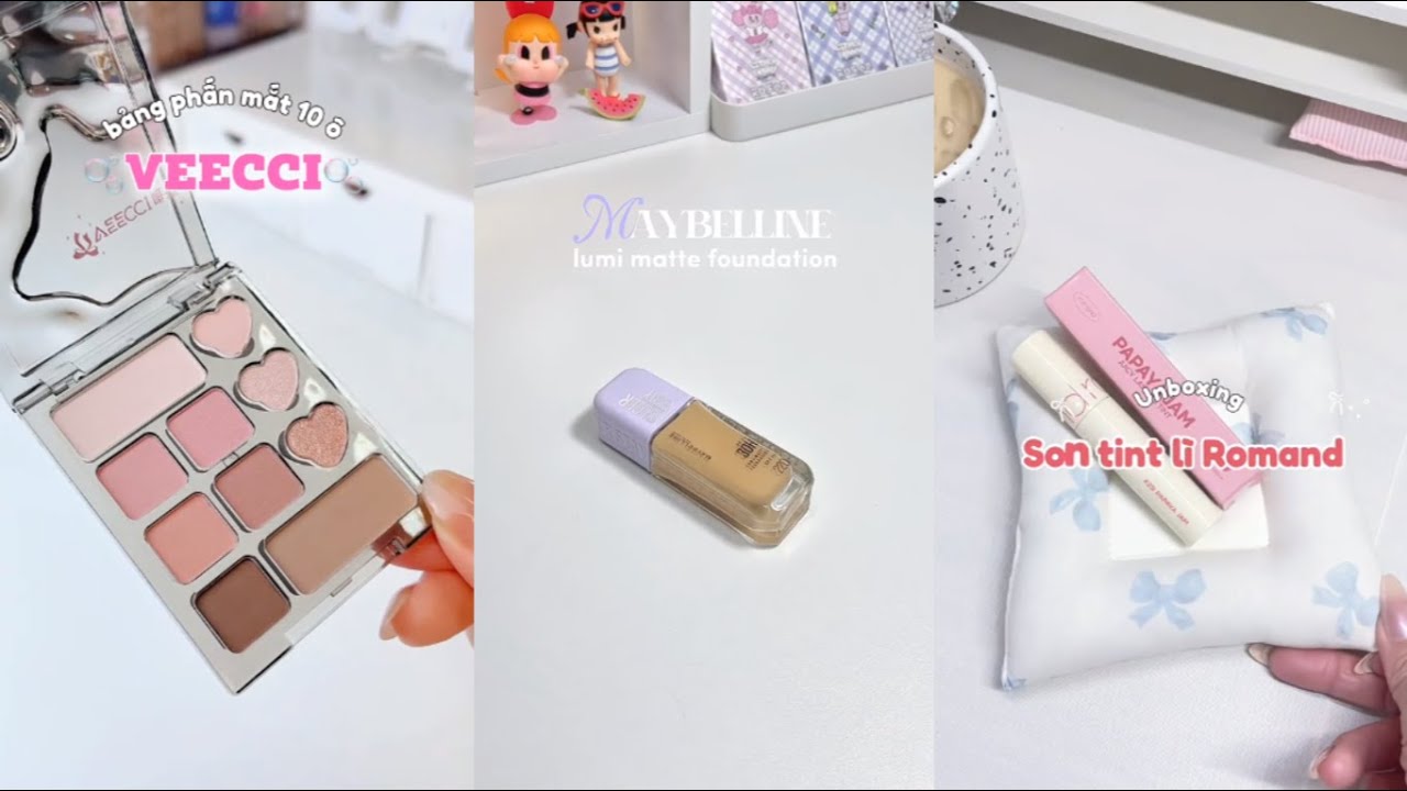 Tổng hợp video unboxing đồ make up ✨🛒 ( In4 đồ tui để ở phần mô tả nha )