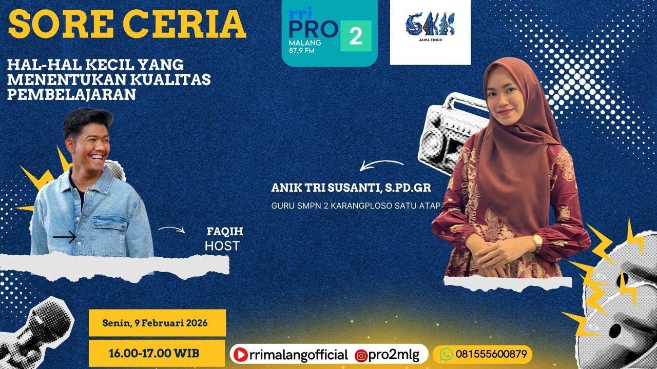 Sore Ceria - HAL-HAL KECIL YANG MENENTUKAN KUALITAS PEMBELAJARAN