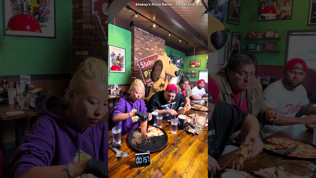 Pizza Eating Contest at Shakey&rsquo;s Pizxa Parlor #rainaiscrazy