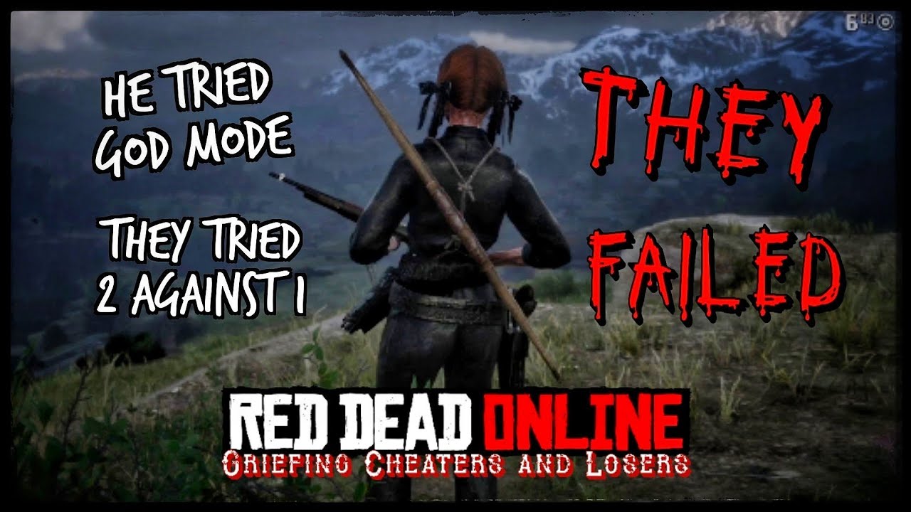 God Mode Failed and A Bounty Turns 2v1 Red Dead Online PVP with Lil Sister 