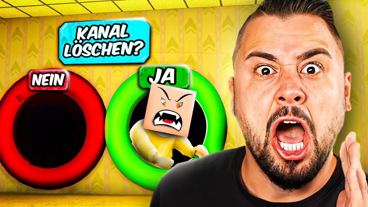 Wähle NICHT in die FALSCHE RUTSCHE in den BACKROOMS (Roblox)