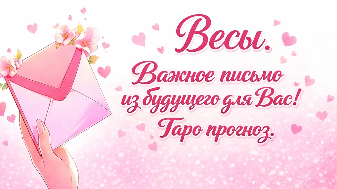 📩 ВАМ ПИСЬМО ИЗ БУДУЩЕГО: ВЕСЫ ♎ О чем вы еще не знаете? ЭТО ШОК! 💯 СБУДЕТСЯ!