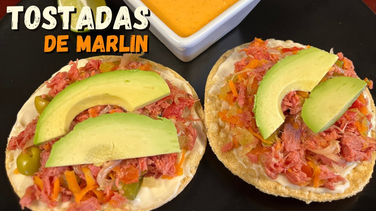 Tostadas De MARLIN Ahumado | Recetas paso a paso | Fácil y Delicioso