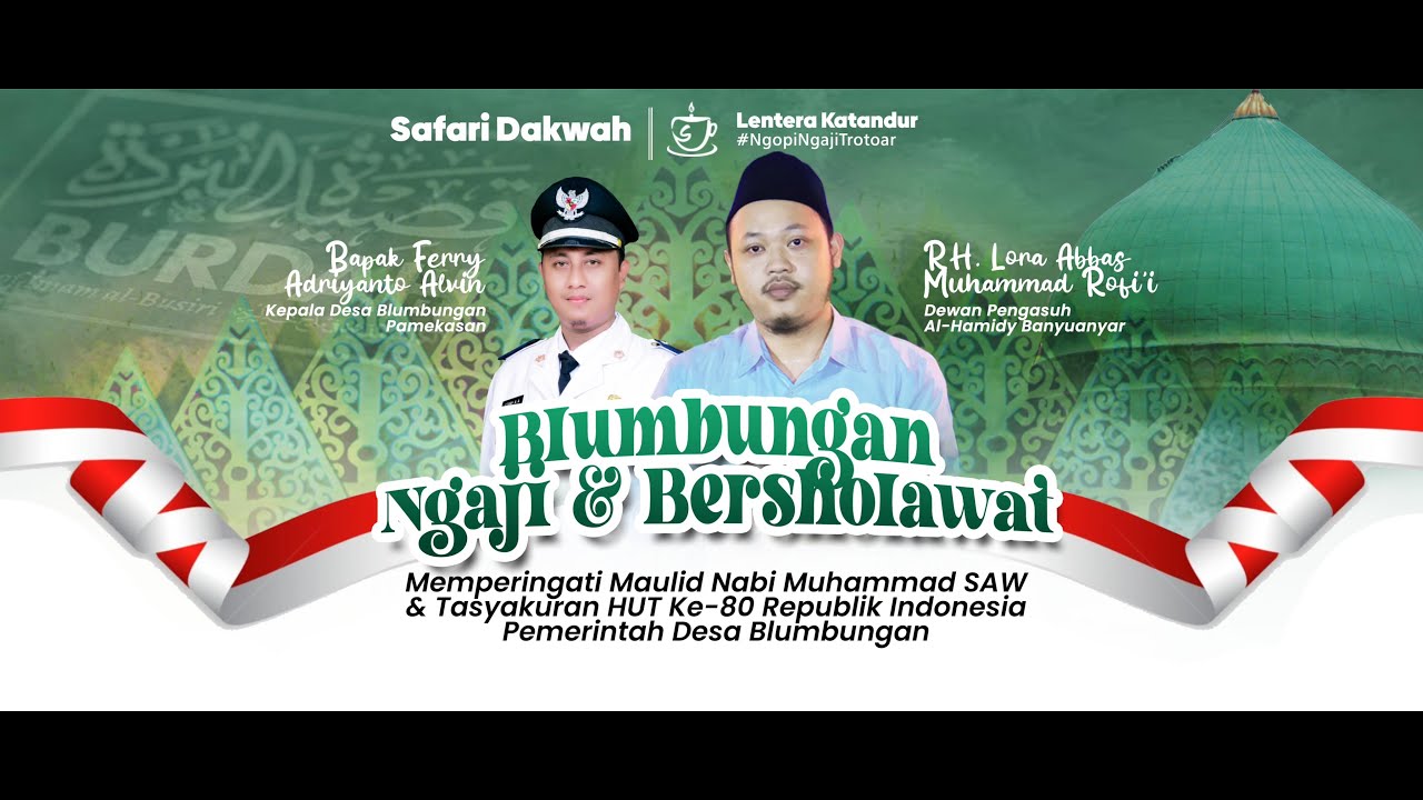 🔴 Safari Dakwah Lentera Katandur || 31 Aguatus 2025 || Ngopi Ngaji Trotoar
