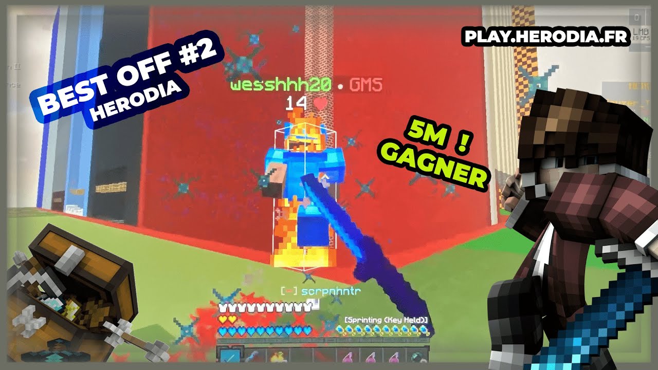 Je PvP sur Herodia la catastrophe ! BEST OFF #2 | 5M à gagner !