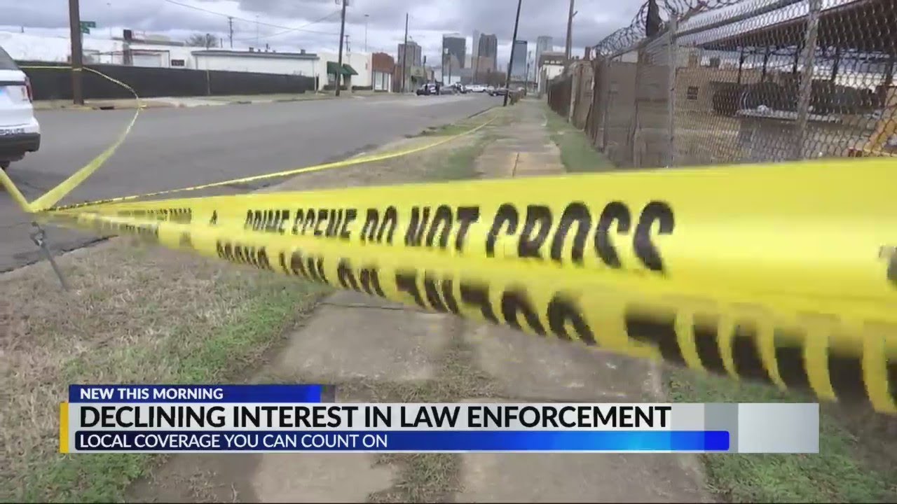 Declining interest affecting police