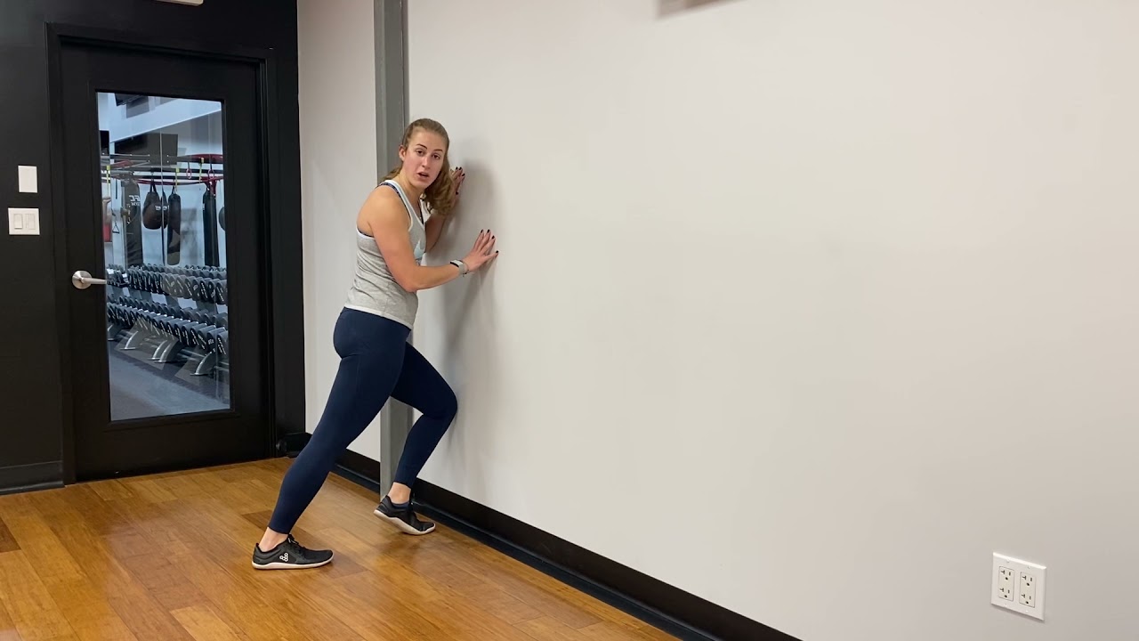 Wall Dorsiflexion Stretch
