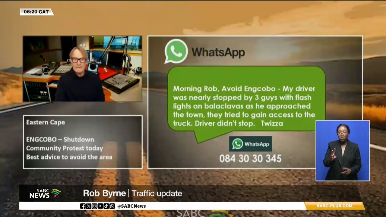 Traffic update | 22 July 2026