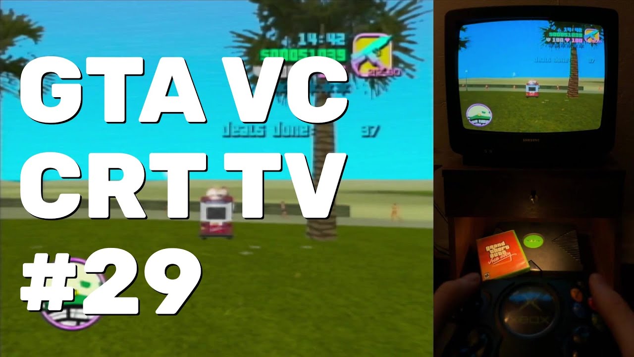 Grand Theft Auto: Vice City Walkthrough Part 29 (OG Xbox CRT TV)