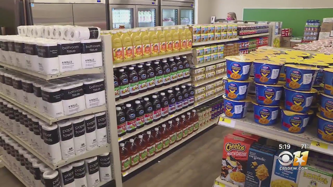 North Texas High School Opens Its Own Grocery Store For Students And Their Families