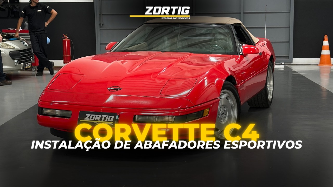 INSTALAMOS DOIS ABAFADORES ESPORTIVOS EM UM CORVETTE C4 1995