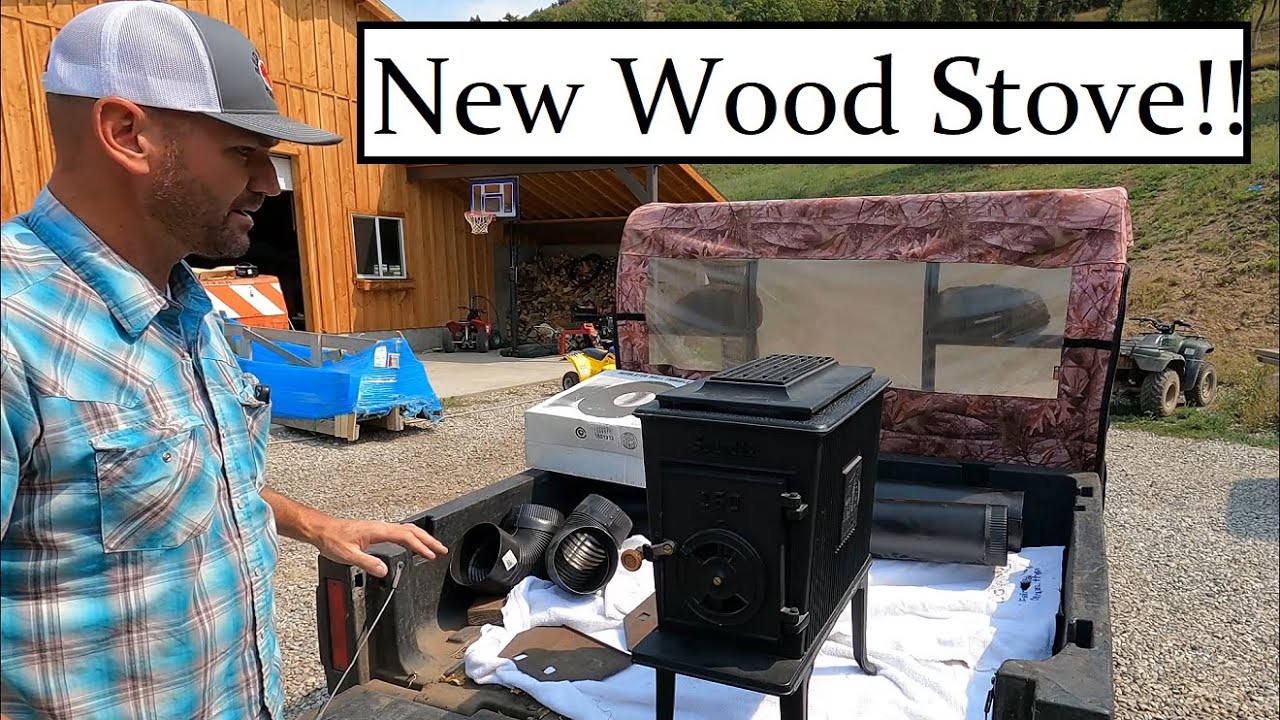 #516 -Predator Problem SOLVED!?!? New Wood Stove For Tiny Cabin!