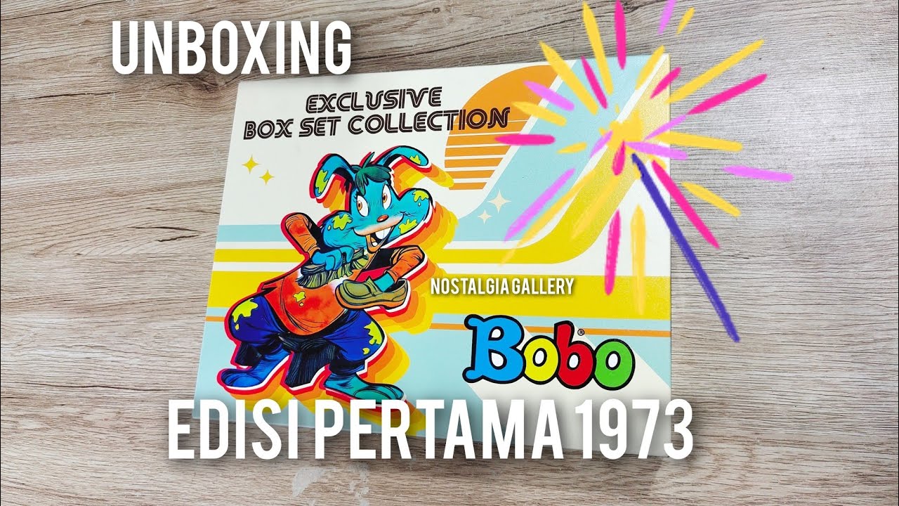 UNBOXING Nostalgia Majalah Bobo Edisi 1-5 tahun 1973 Special Exclusive Box Set Bobo Edisi Pertama