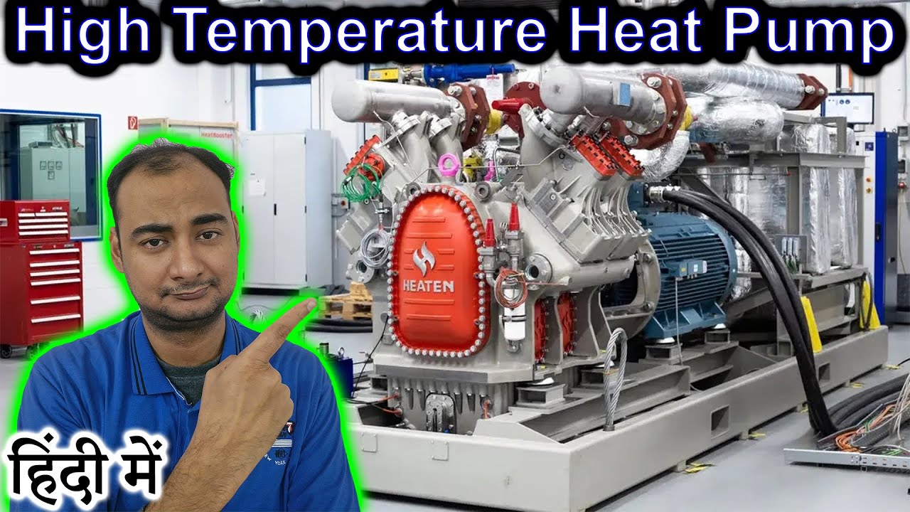 High Temperature Heat Pump {HTHP} Explained in HINDI {Science Thursday}