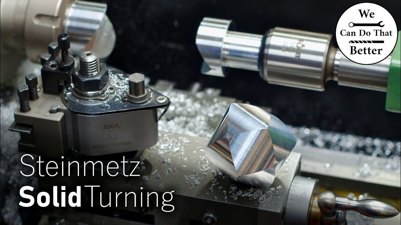 Making a Steinmetz Solid on a Lathe