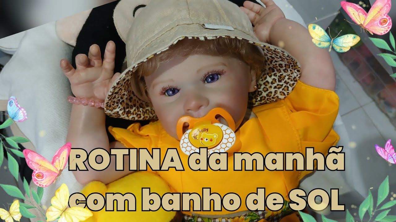 ROTINA. da MANHÃ  da  bebê reborn Aisha. 
