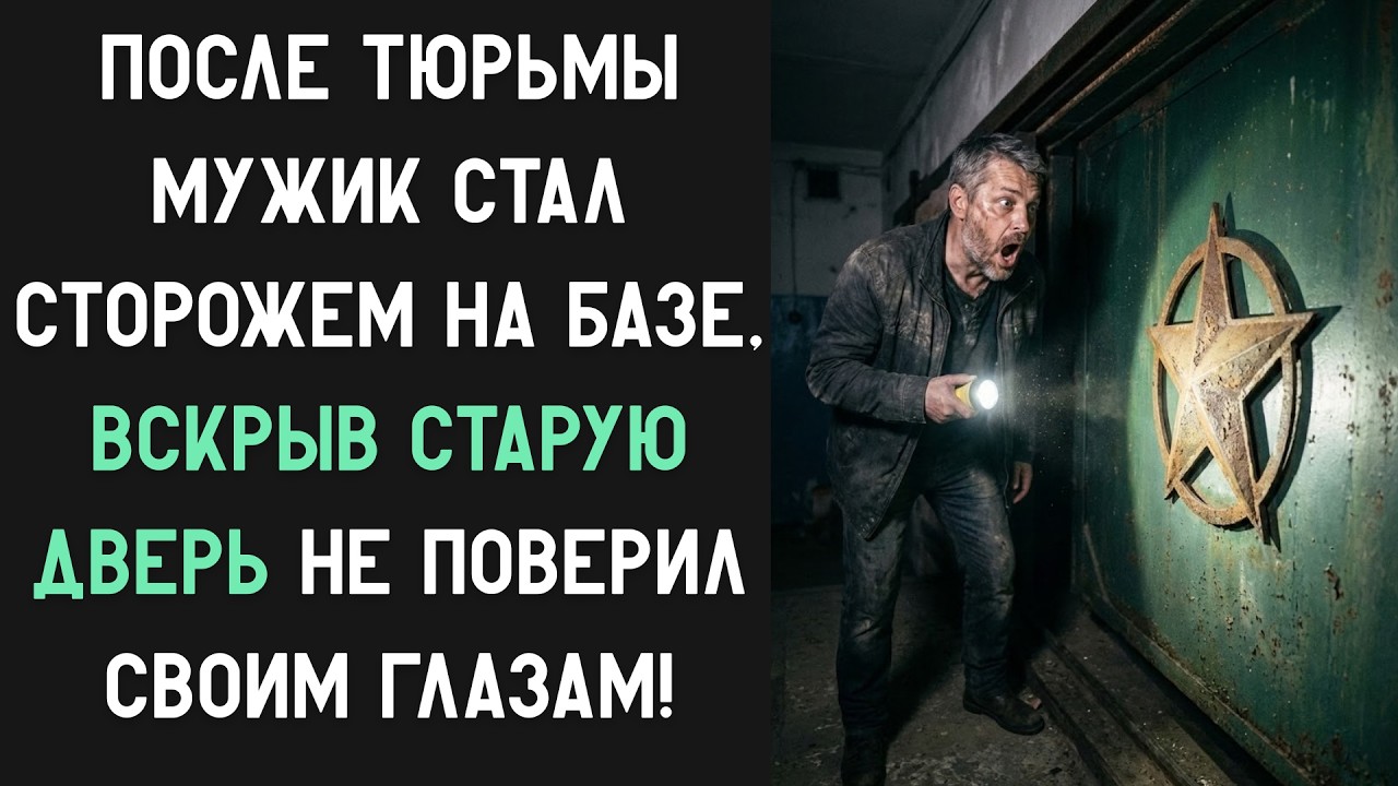 ПОСЛЕ ТЮРЬМЫ МУЖИК СТАЛ СТОРОЖЕМ НА БАЗЕ, ВСКРЫВ СТАРУЮ ДВЕРЬ НЕ ПОВЕРИЛ СВОИМ ГЛАЗАМ!