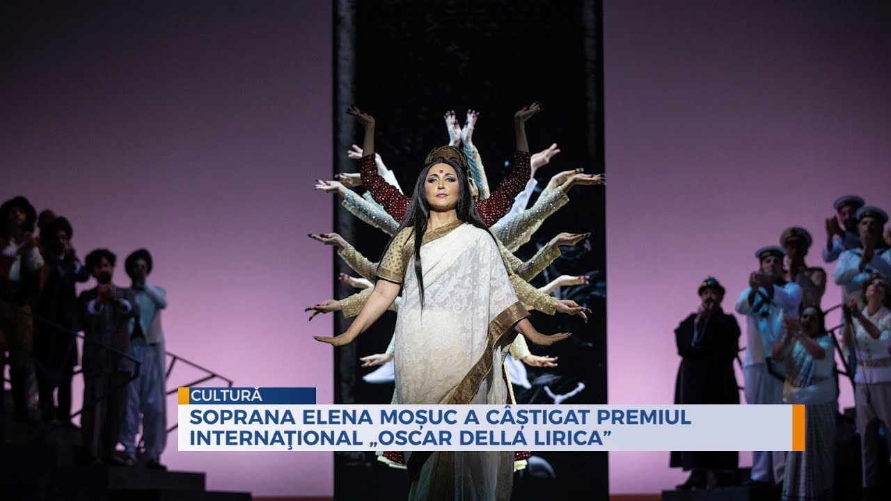 Soprana Elena Moșuc a câștigat premiul internațional „Oscar Della Lirica”