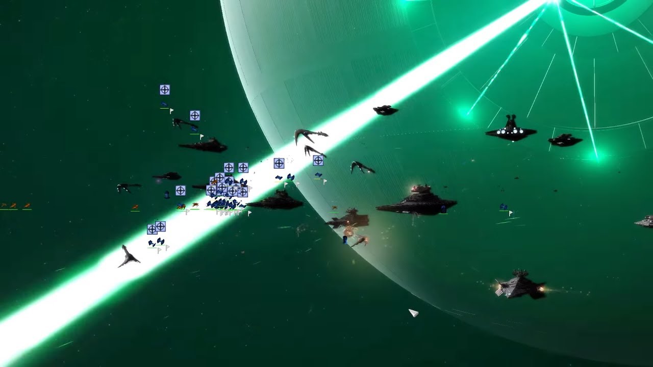 Star Wars Empire at War Remake - combat gameplay