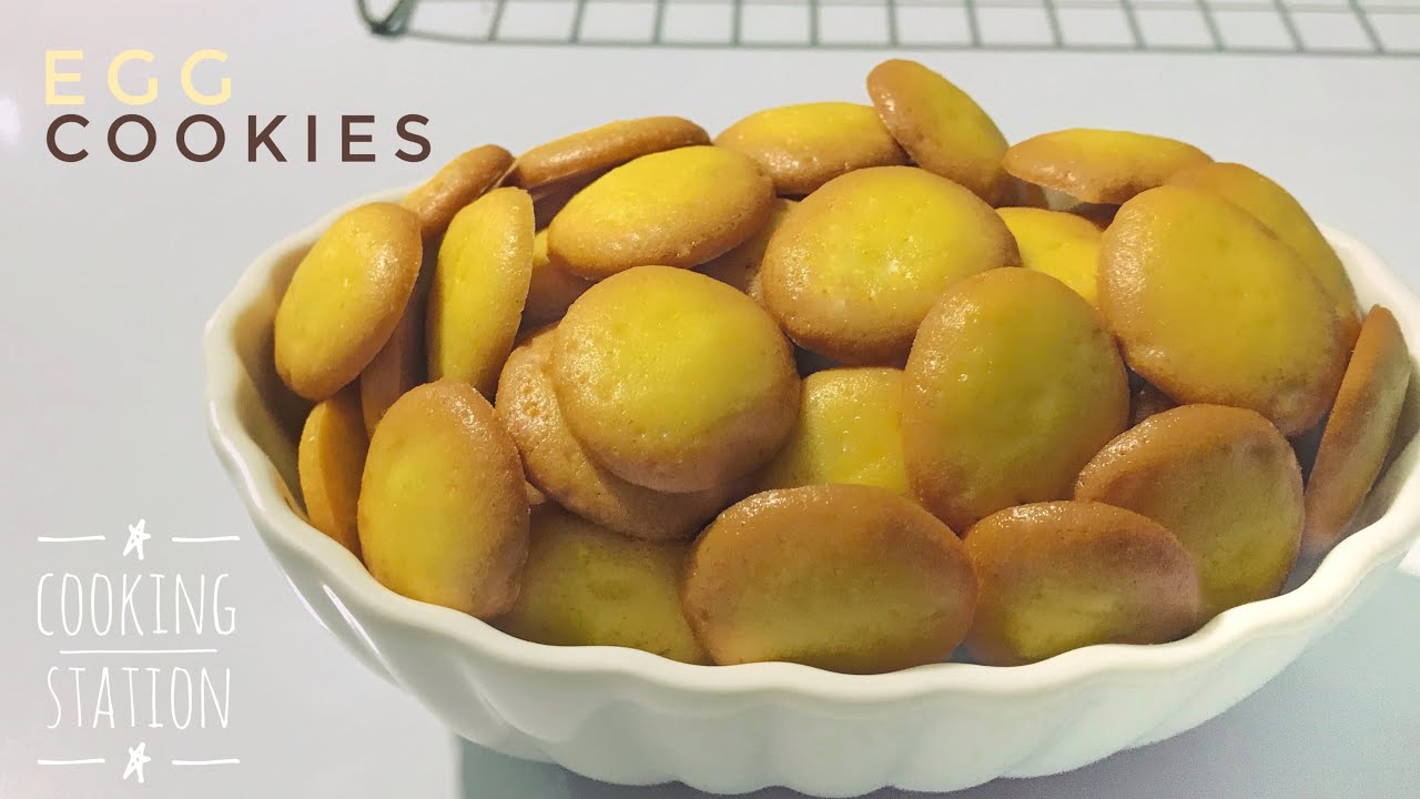 Egg Cookies Recipe | คุกกี้ไข่ คุกกี้ไข่กรอบ สูตรคุกกี้ง่ายๆ