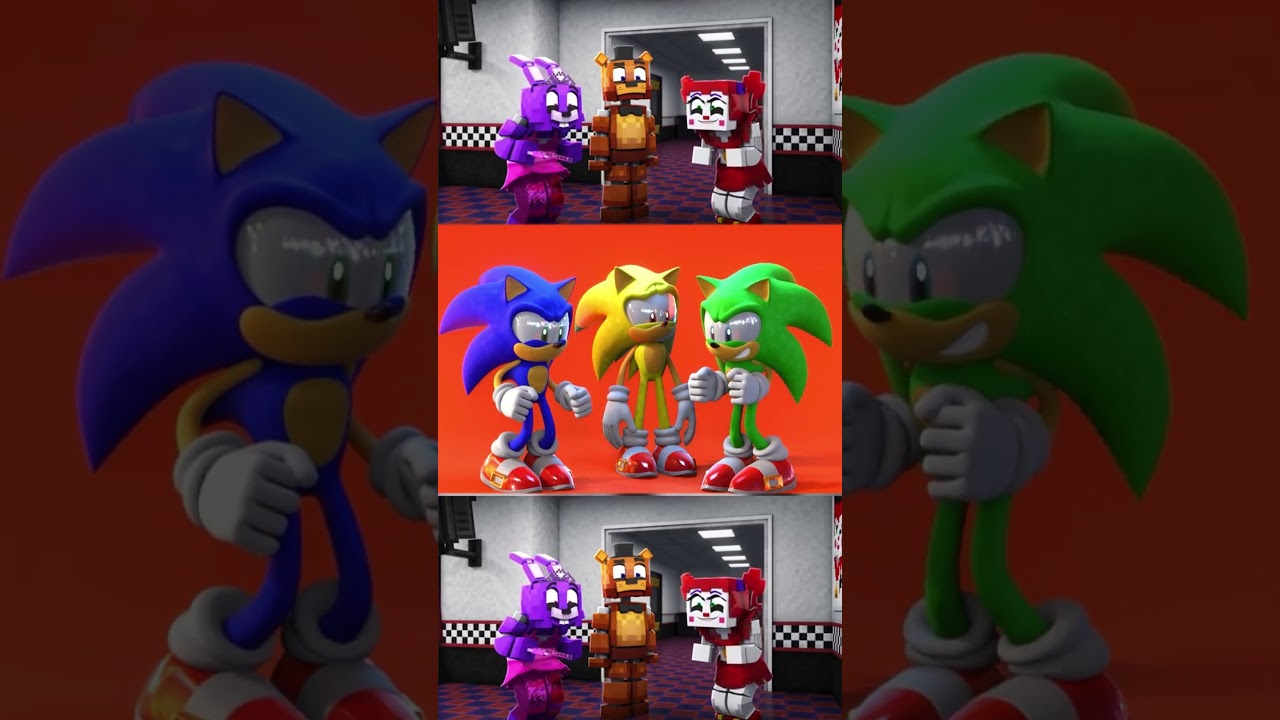 Sonic Baby Dancing vs FNAF 😱 #sonic