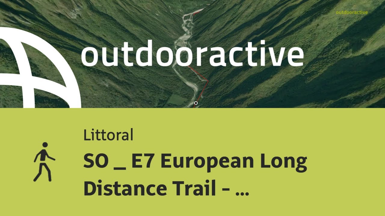 t&uacute;ra in Littoral: SO _ E7 European Long Distance Trail - Slovenia