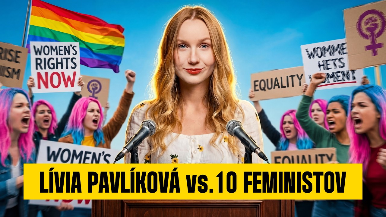 L&Iacute;VIA PAVL&Iacute;KOV&Aacute; vs. 10 FEMINISTOV | VOJNA N&Aacute;ZOROV #002