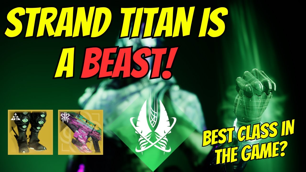 Strand Titan Is A BEAST! Crazy Good DMG Resist and INFINITE Suspend | Strand Titan Build Destiny 2