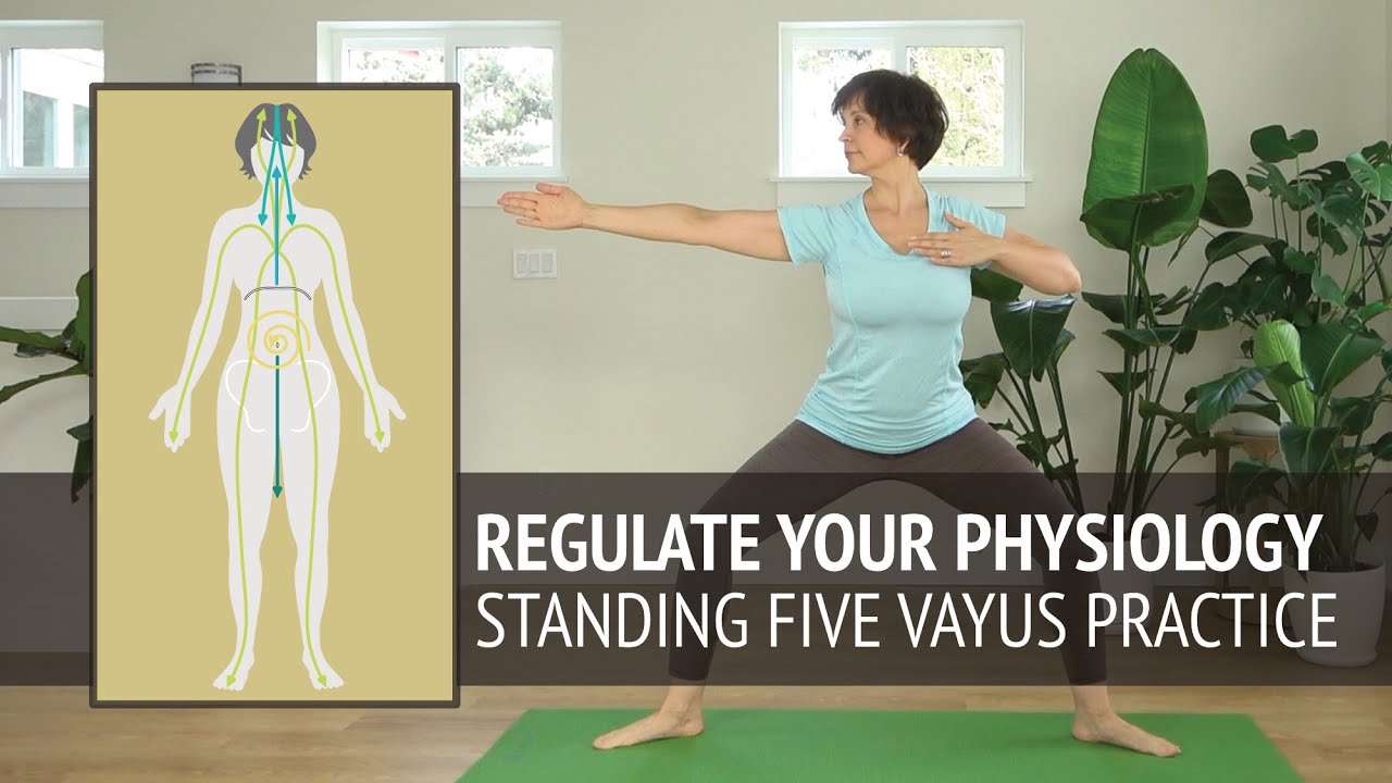 Regulate your physiology: Standing Five Vayus practice