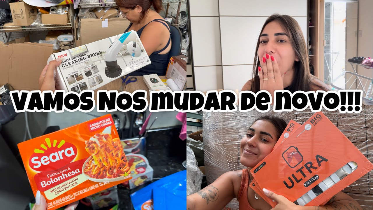ROTINA DE TRABALHO + VAMOS NOS MUDAR DE NOVOOO 😱♥️