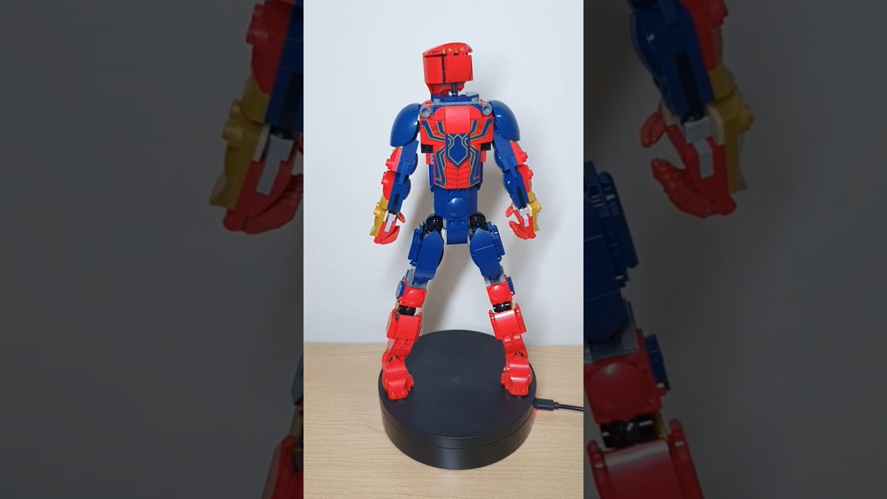 LEGO 76298 x 2 SET ALTERNATE BUILD IRON SPIDER HEIGHT 27.5 CM. (NO IRON HOOK)