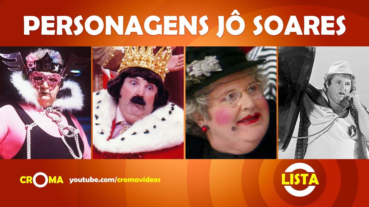LISTA - 94 Personagens do Jô Soares