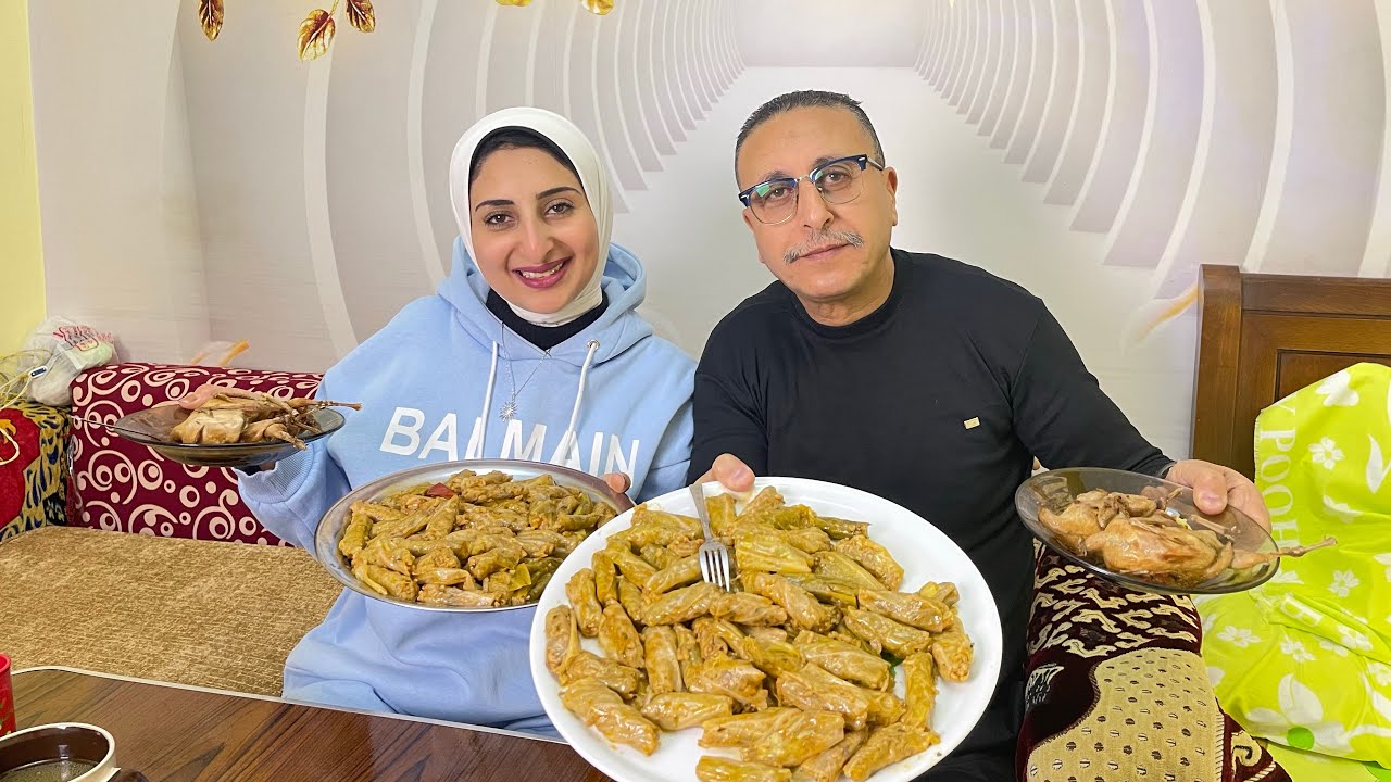 تحدي اكبر محشي وحمام 🍗انا وبابا والعقاب خسرنا صحابنا🥺😱