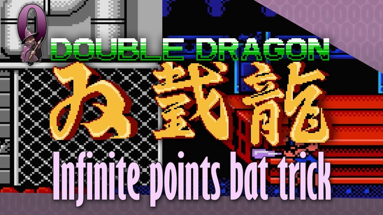 BONUS Let's Learn! Double Dragon (NES) Mission 2 Infinite Points Bat Trick