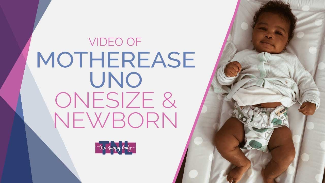 Mother-ease Wizard Uno Onesize & Newborn Nappies (2018 Version) Video Guide - The Nappy Lady