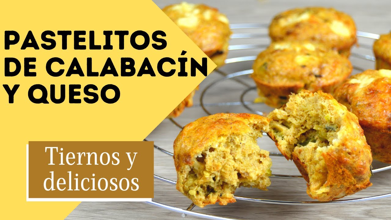 Pastelitos de CALABACÍN y QUESO😍😋🧀 ¡Fáciles y deliciosos!