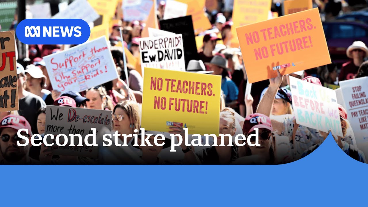 Queensland teachers to hold another strike amid ongoing pay and conditions stoush | ABC NEWS