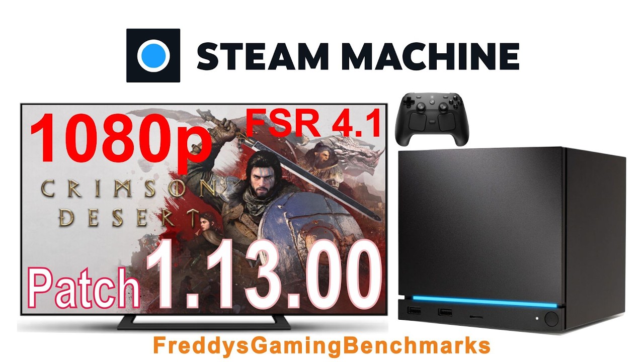 Crimson Desert on Steam Machine with SteamOS 3.9
