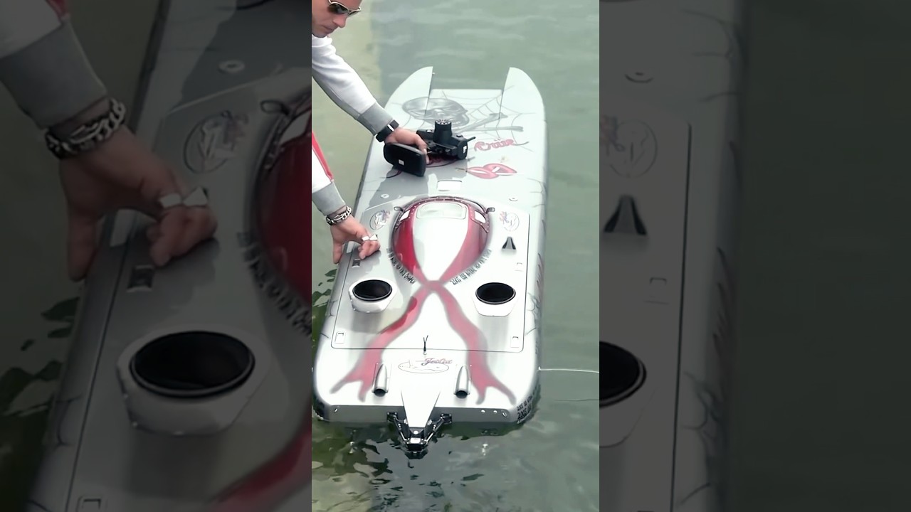 Insane Twin Turbine RC Boat Takes Off!
