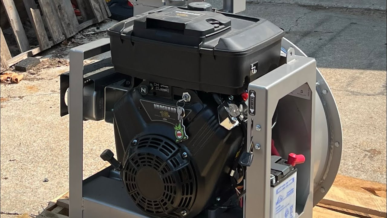 Unleashing the Beast: 18HP Little Wonder Debris Loader Takes Vacuuming to the Next Level!