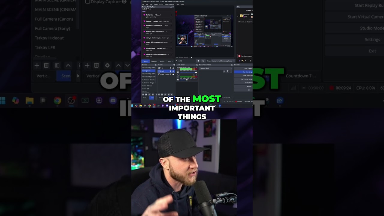 ⚙️ How To Setup Display Capture and Game Capture In OBS