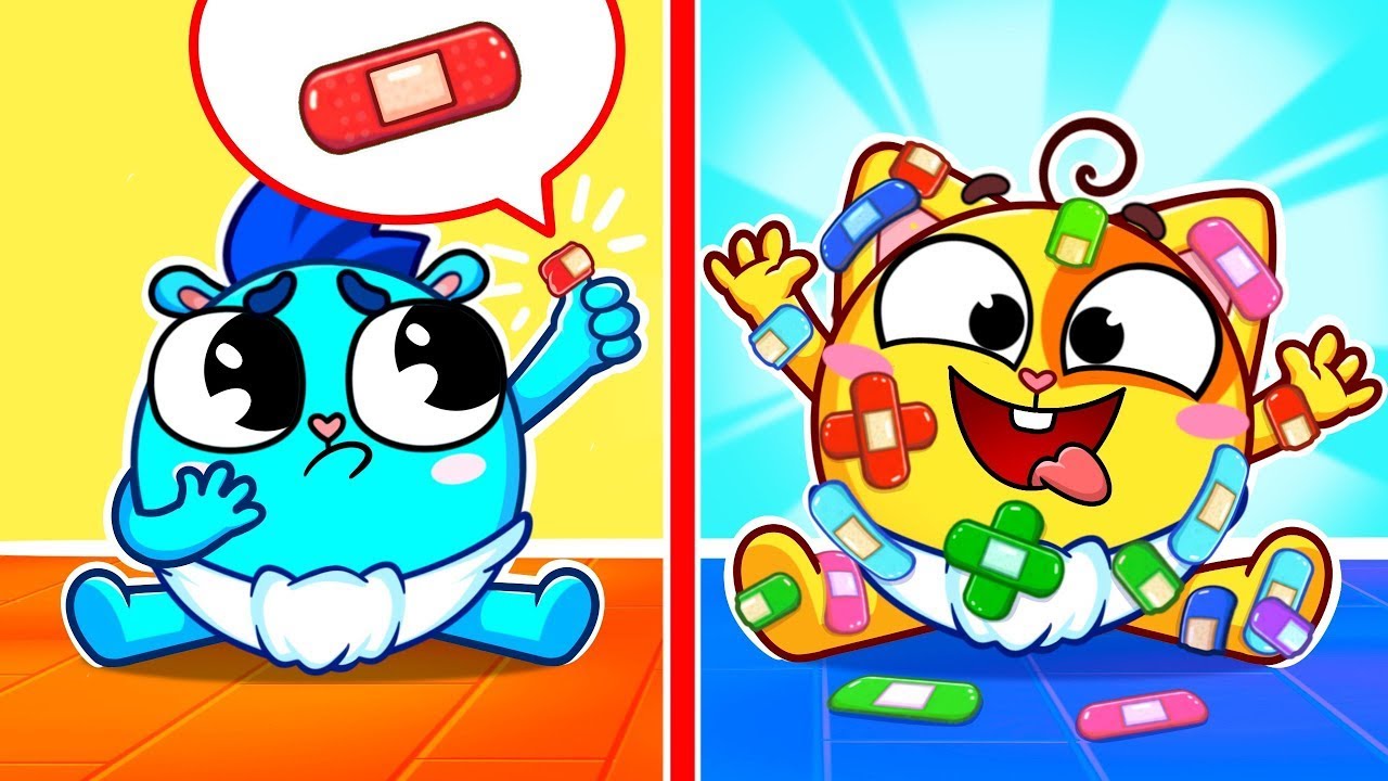 ¡Canción de las Curitas! 🩹 ¡Vamos a curar el golpe! Canciones divertidas 😻🐨🐰🦁 Baby Zoo