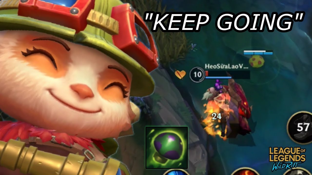 Teemo is too fun to play lmao - Wild Rift