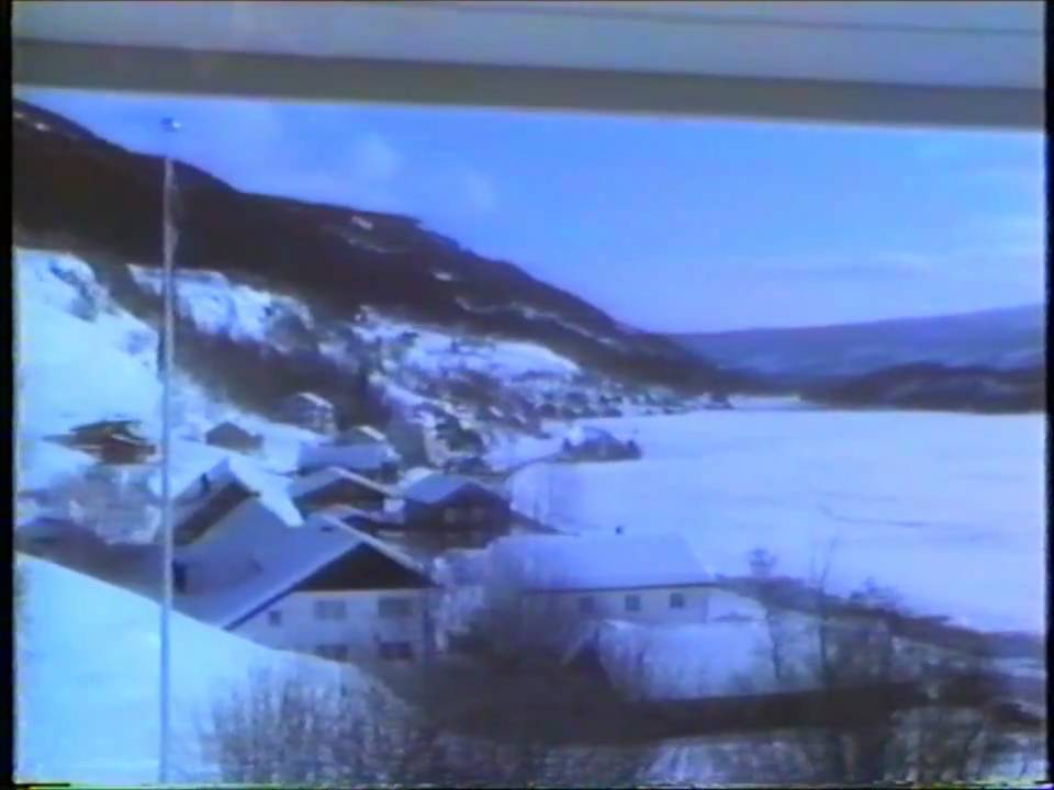 Glimt fra Hol sentrum i Hol i Hallingdal i 1986, Buskerud