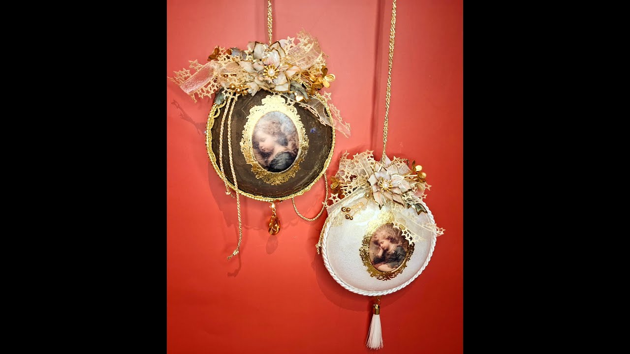Anleitung barocke Medaillons - Instructions for baroque medallions