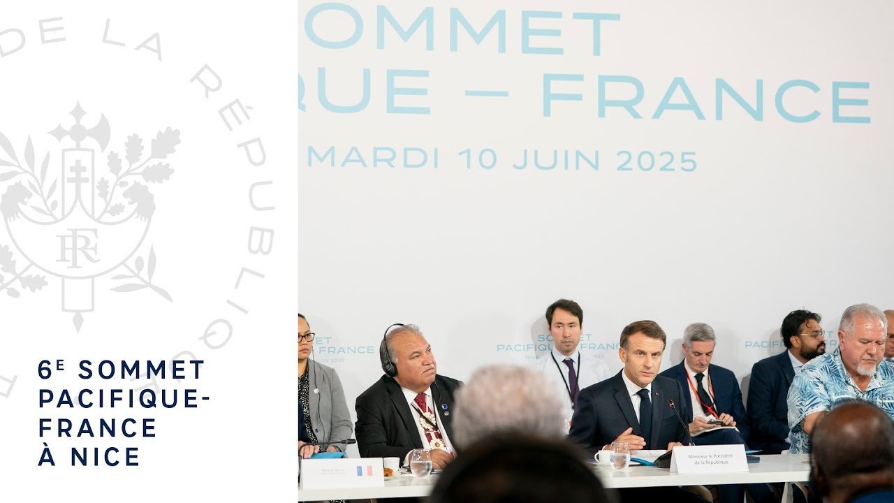 6e Sommet Pacifique-France à Nice.